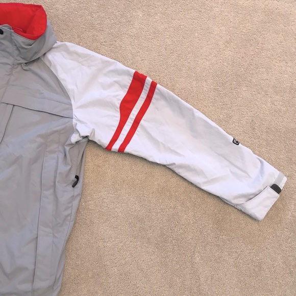 Columbia Mens Snow Ski Jacket Size Large Grey Hood Pockets Vented Outerwear - Picture 7 of 13